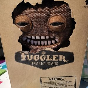 Fuggler funny ugly monster doll  brown  NIB